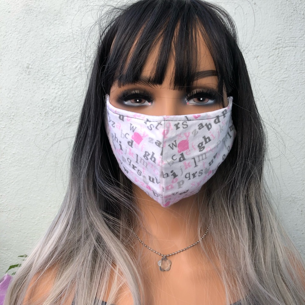 Beautiful Unique Handmade Masks ✨ Letters Drop ✏️📚🖤💖
